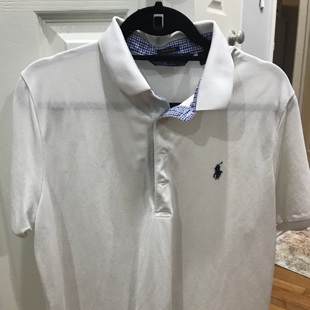 Polo Golf L contrast polo. Like new!